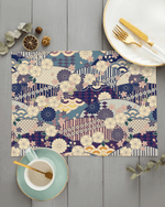 Set de table imprimé japonais - Vignette | Matabledeco