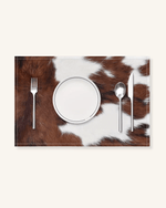 Set de table peau de vache - Vignette | Matabledeco