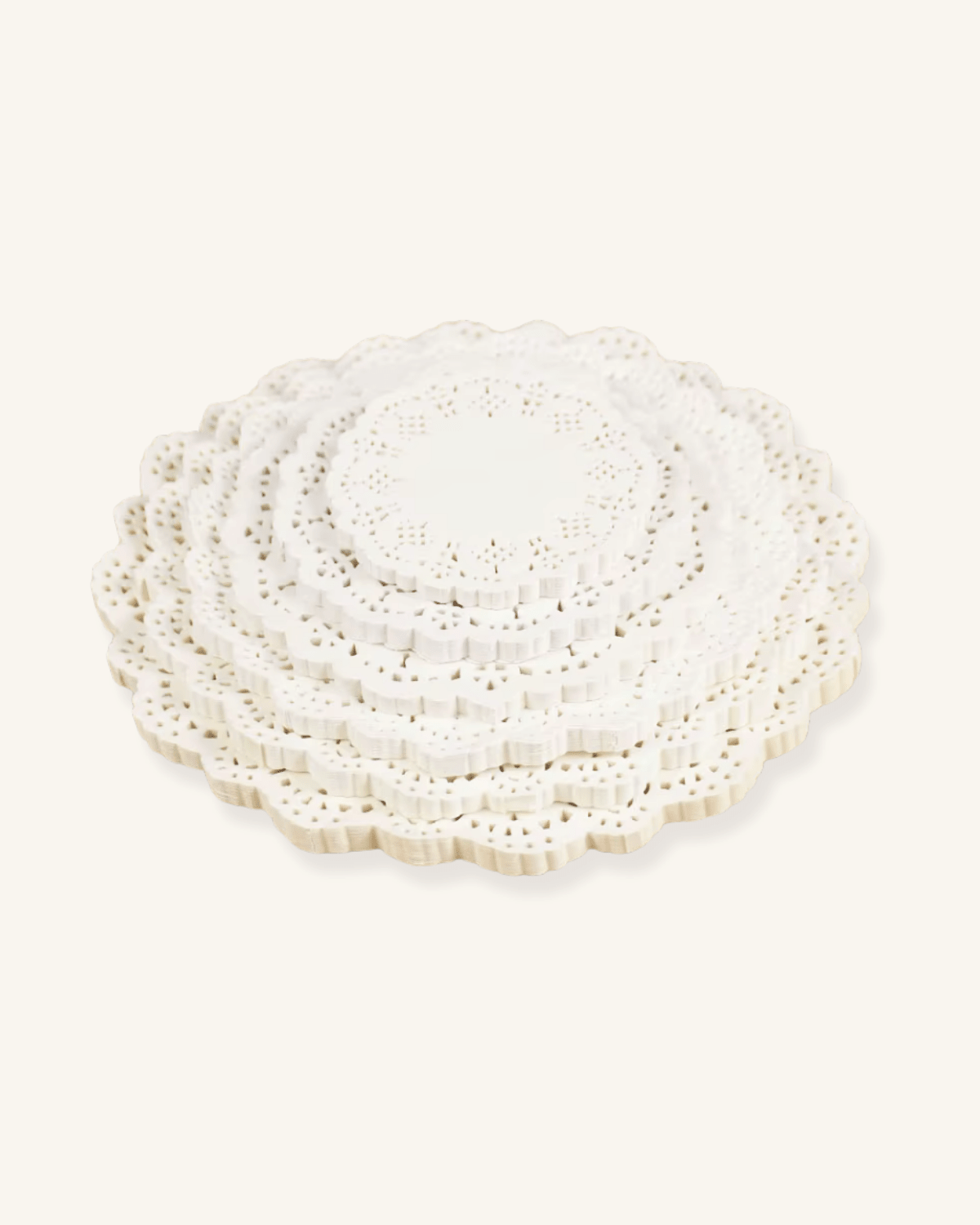 Set de tables papier Blanc - Matabledeco