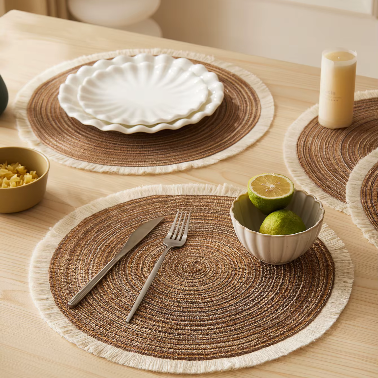 Sets de table ronds — Matabledeco