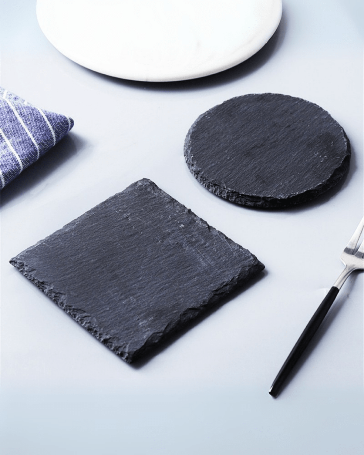 Ardoise set de table Noir - Matabledeco