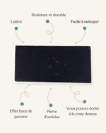 Ardoise set de table - Vignette | Matabledeco