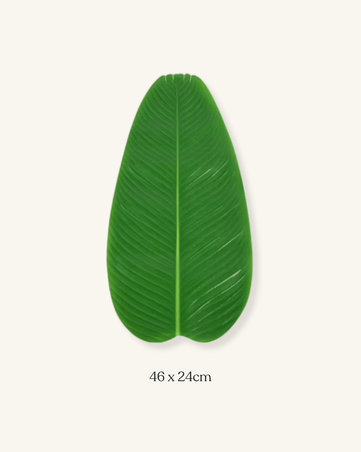 Feuille set de table Vert - Matabledeco