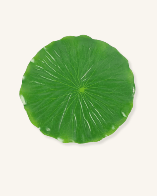 Feuille set de table Vert - Matabledeco