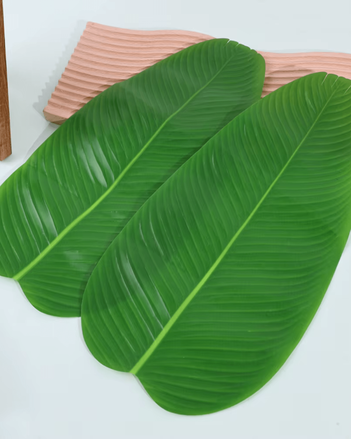 Feuille set de table Vert - Matabledeco