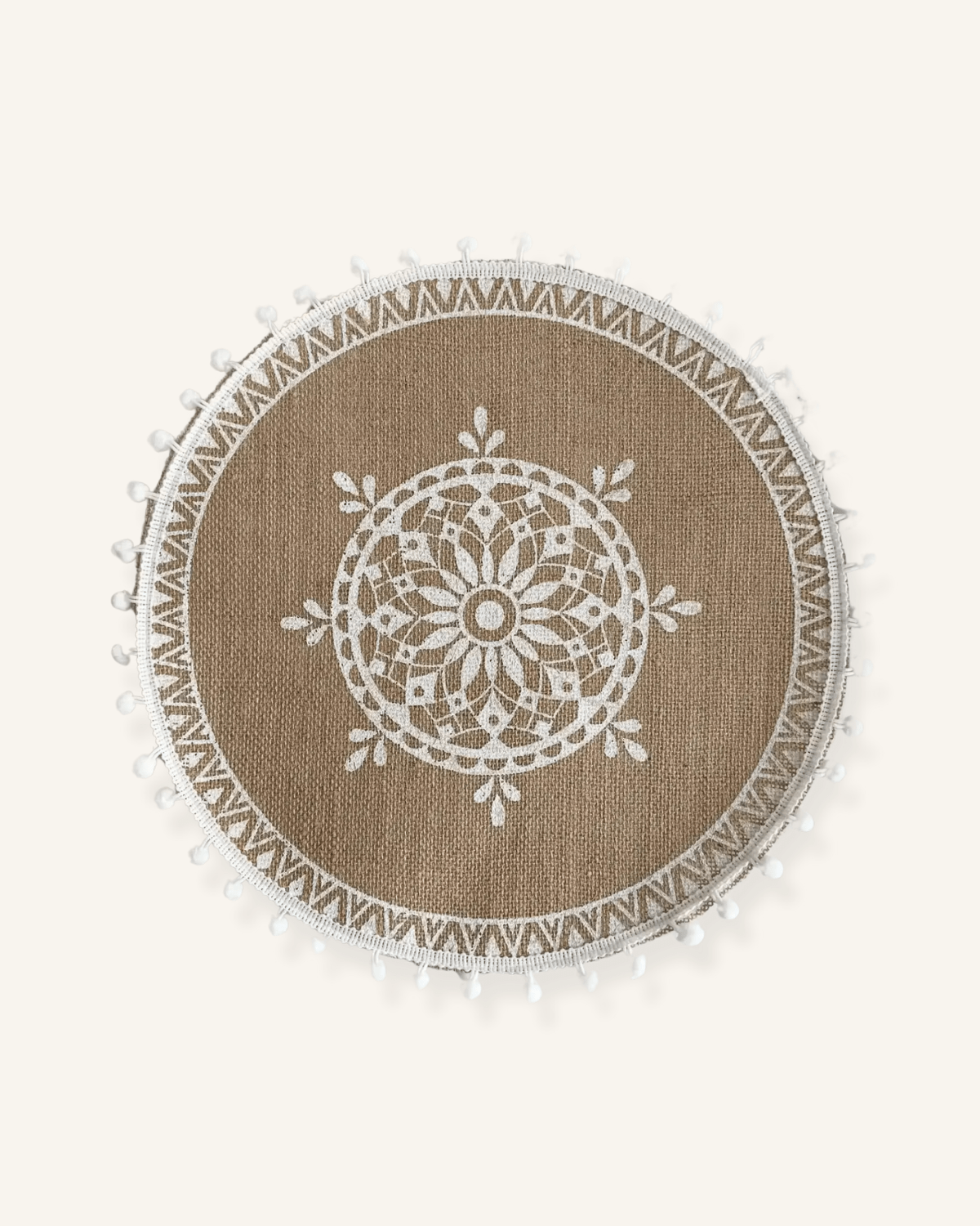 Lot set de table mariage bohème Jute - Matabledeco