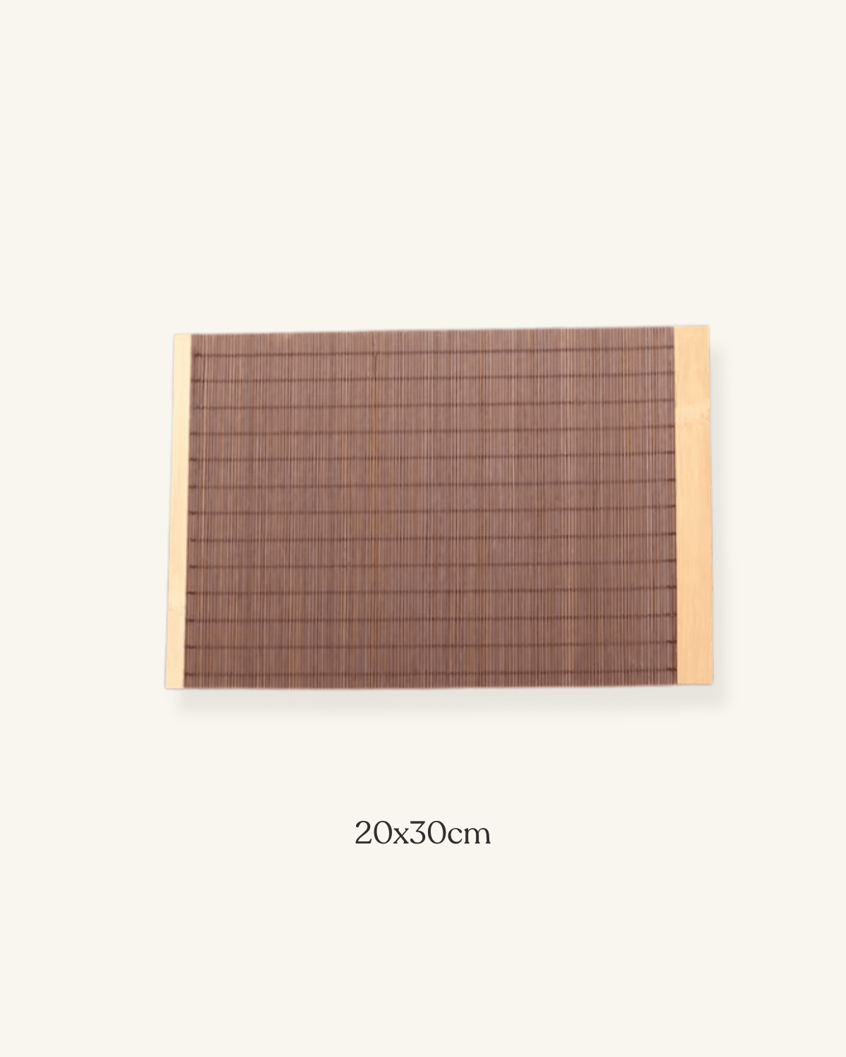 Set de table bambou marron Bambou café 1 - Matabledeco