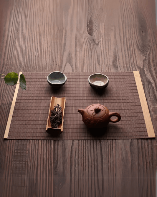 Set de table bambou marron Bambou café 1 - Matabledeco