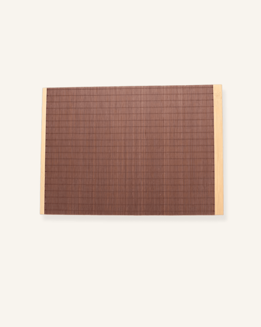 Set de table bambou marron Bambou café 1 - Matabledeco
