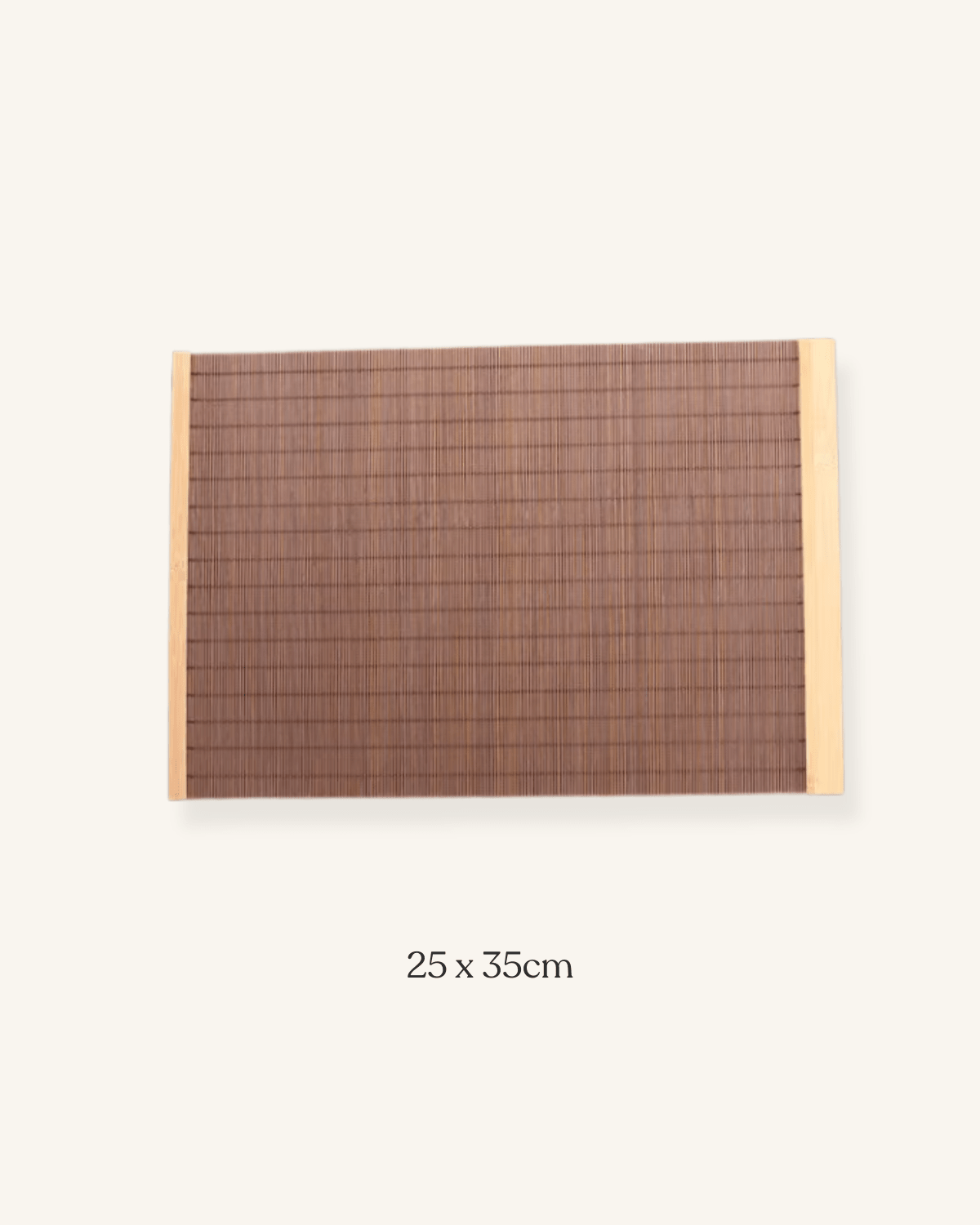 Set de table bambou marron Bambou café 1 - Matabledeco