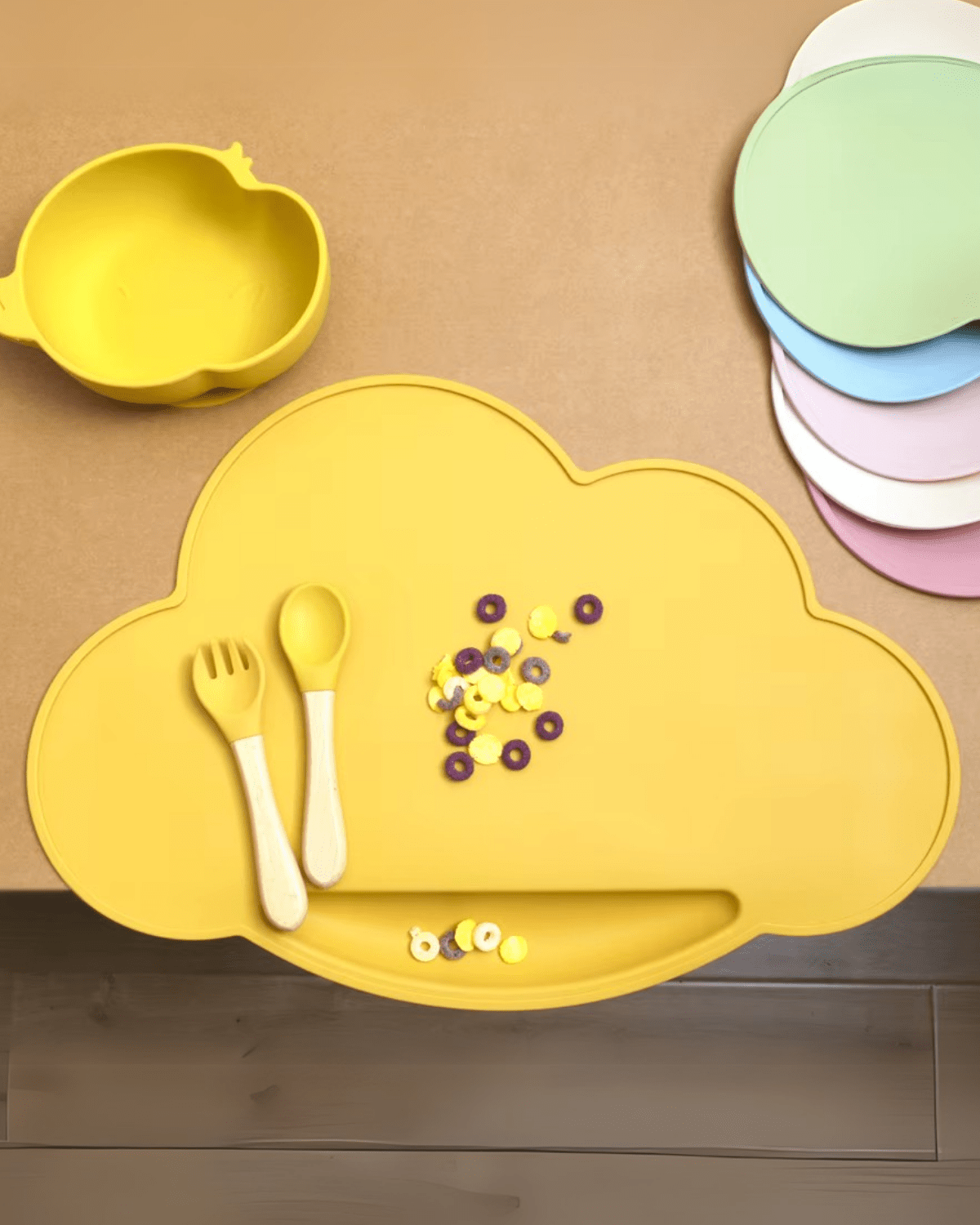 Set de table bebe Jaune - Matabledeco