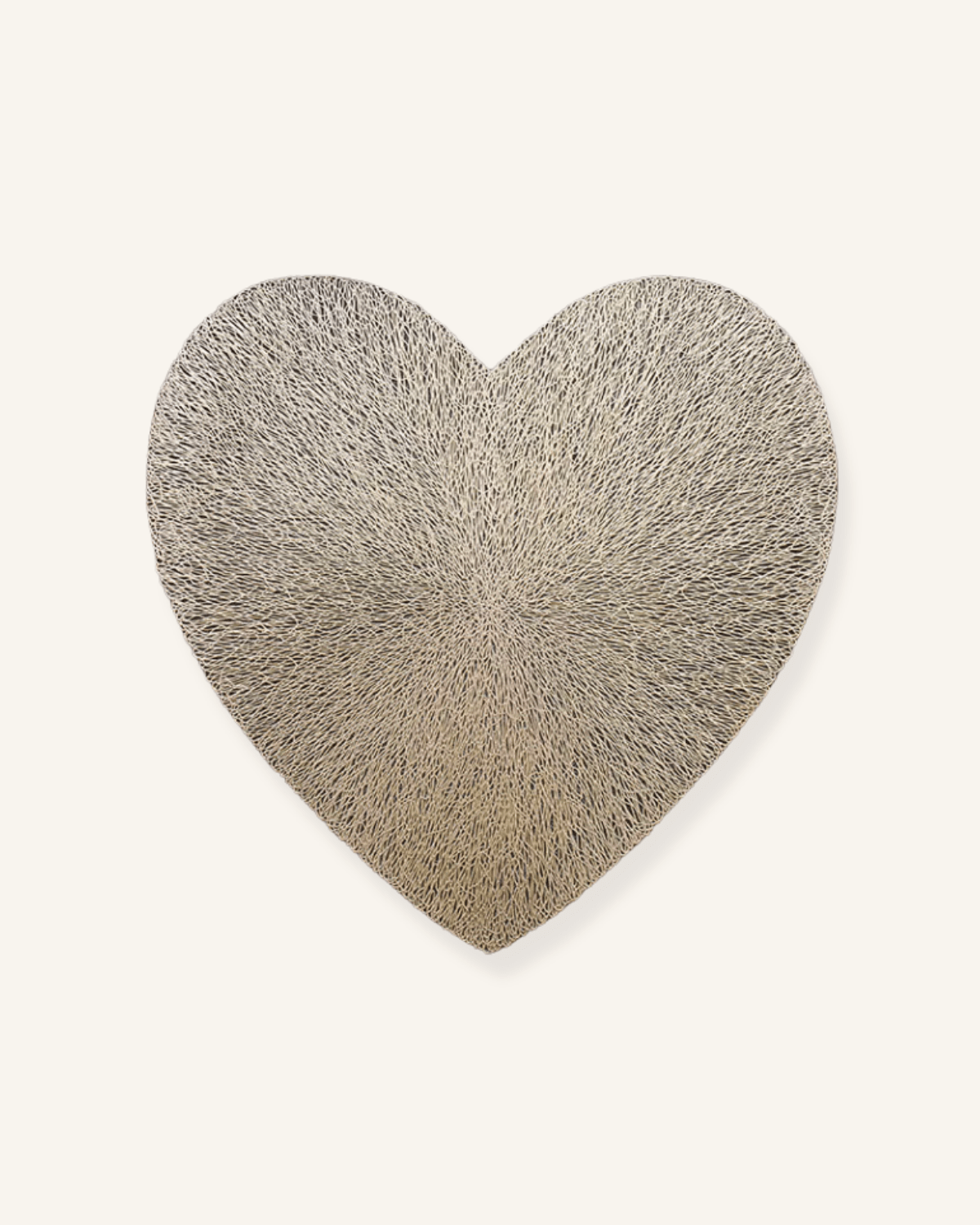 Set de table coeur Doré - Matabledeco