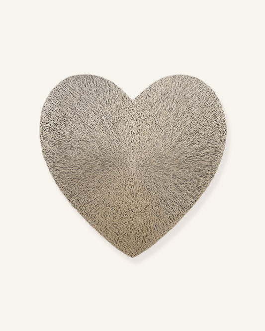 Set de table coeur Doré - Matabledeco