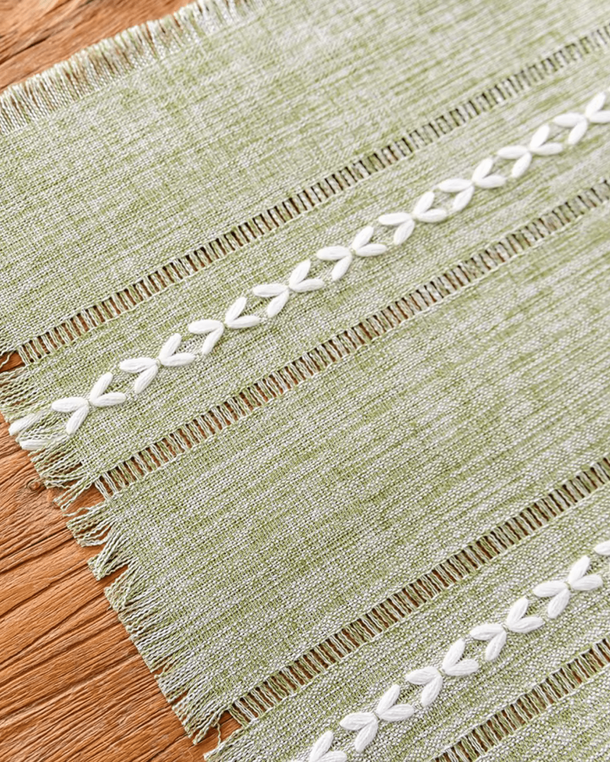 Set de table couture Vert - Matabledeco