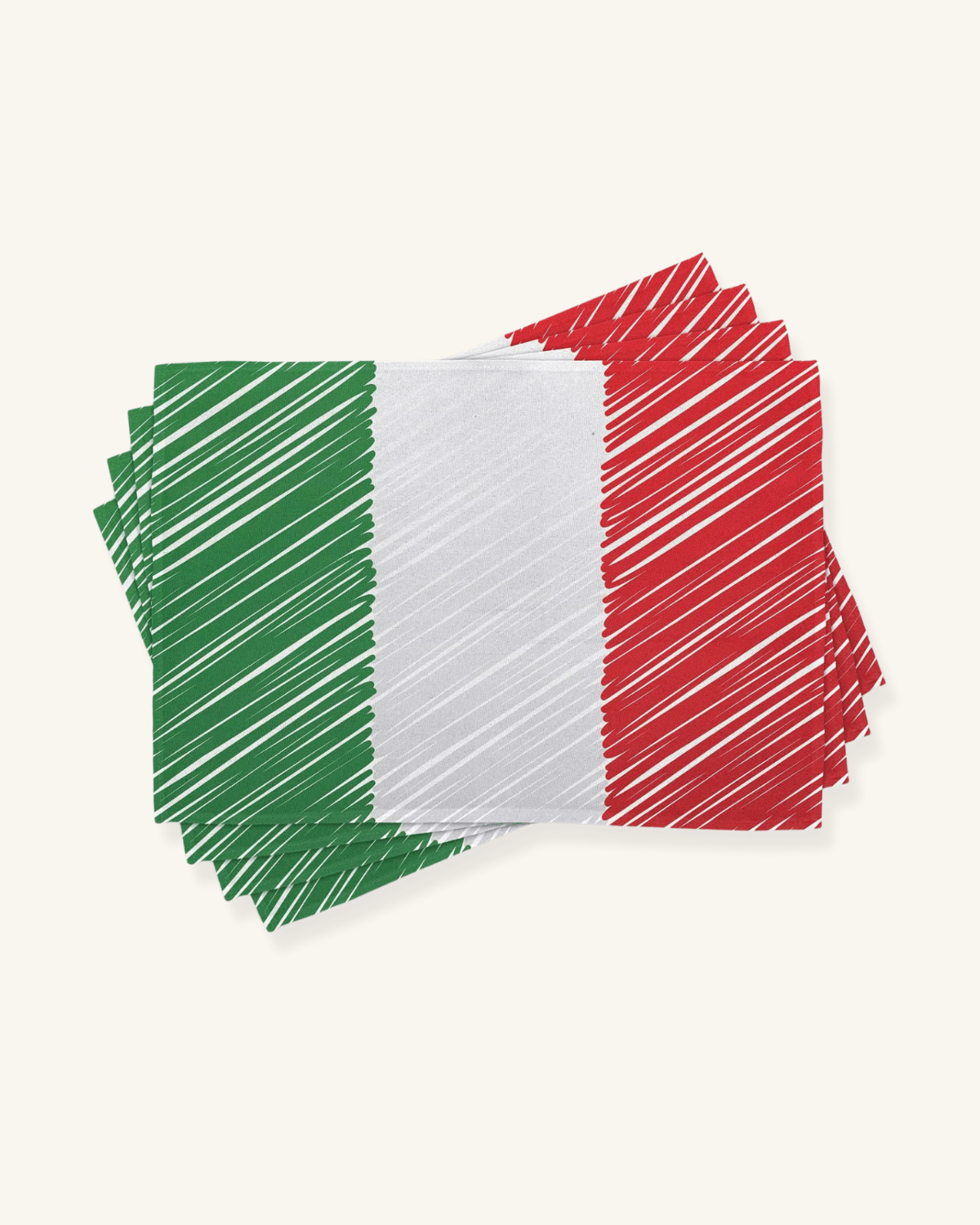 Set de table drapeau italien Motif - Matabledeco