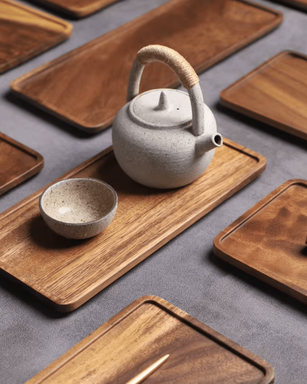 Set de table en bois Marron - Matabledeco