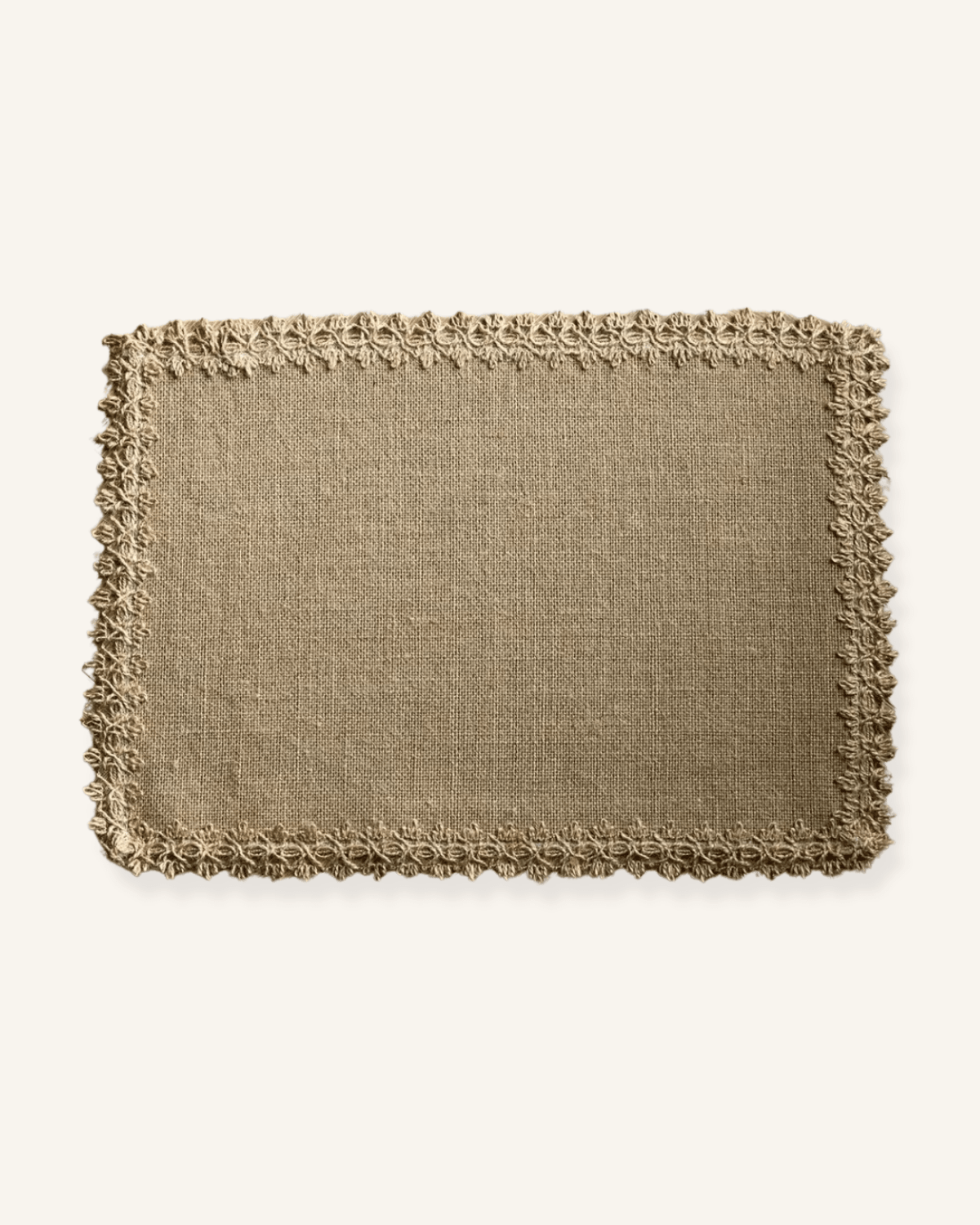 Set de table en jute rectangulaire Jute - Matabledeco