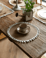 Set de table en jute rond - Vignette | Matabledeco