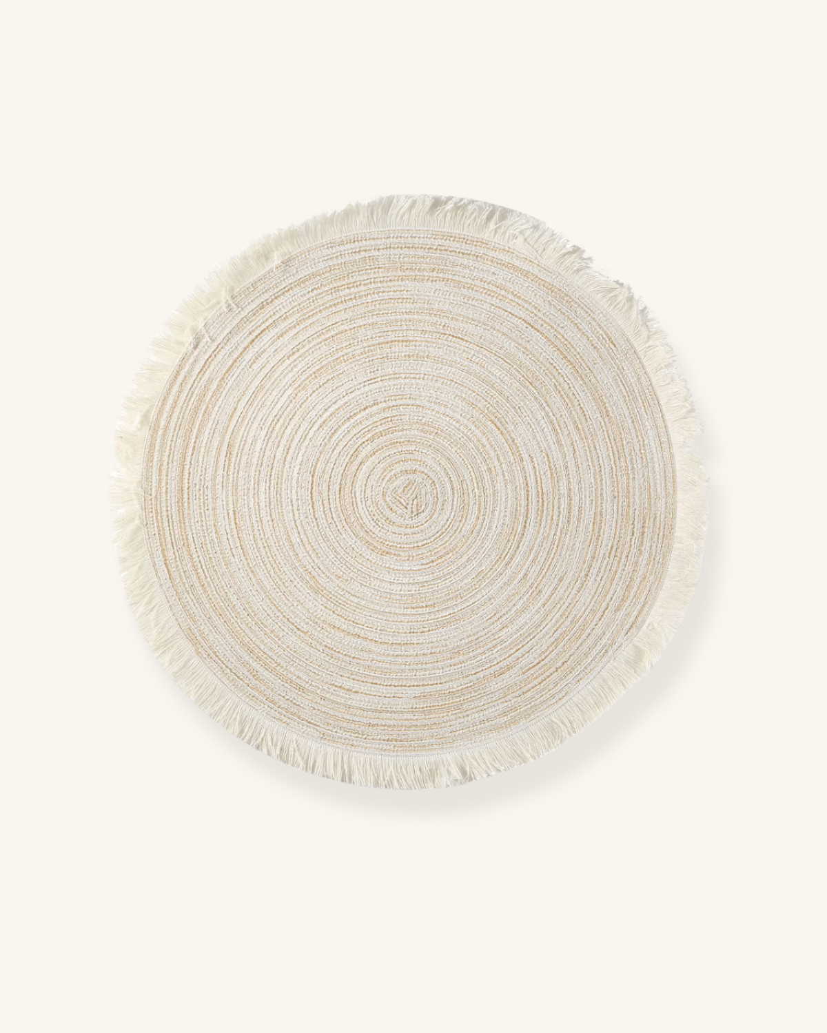 Set de table en paille Blanc - Matabledeco