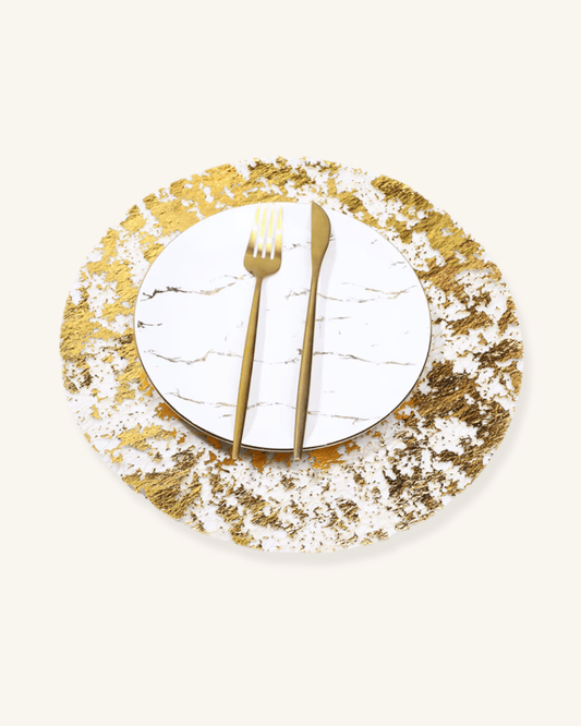 Set de table en papier Doré - Matabledeco