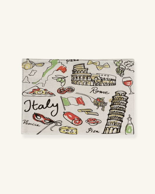 Set de table en papier italien Motif - Matabledeco