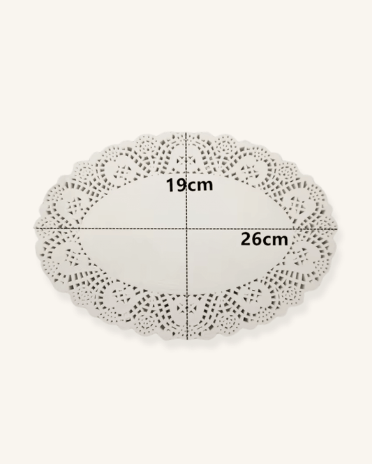 Set de table en papier jetable Blanc - Matabledeco