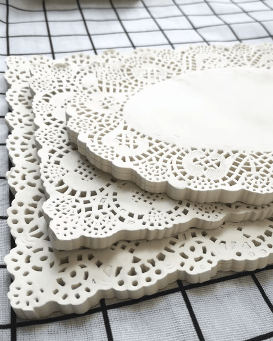 Set de table en papier jetable Blanc - Matabledeco