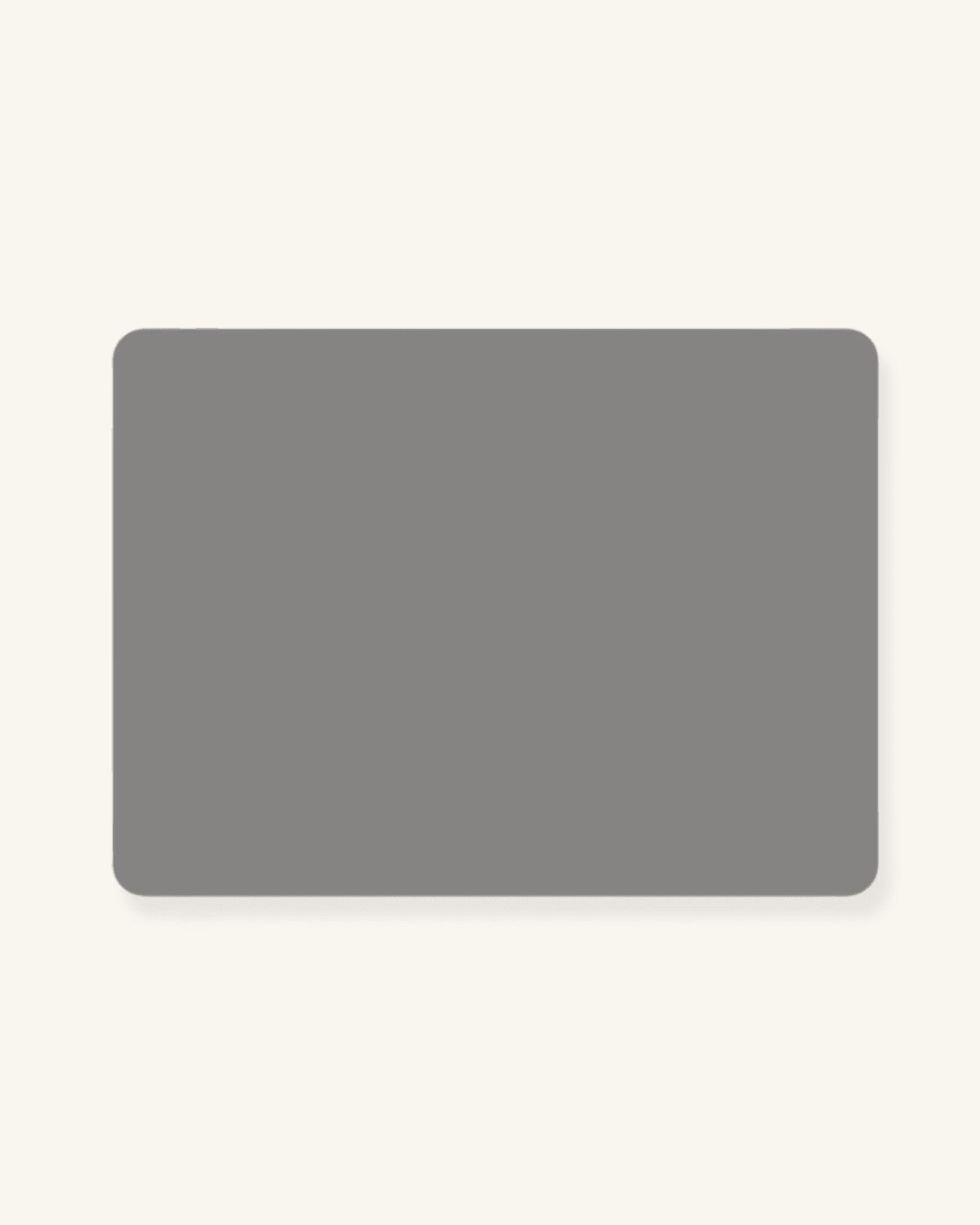 Set de table en silicone Gris - Matabledeco