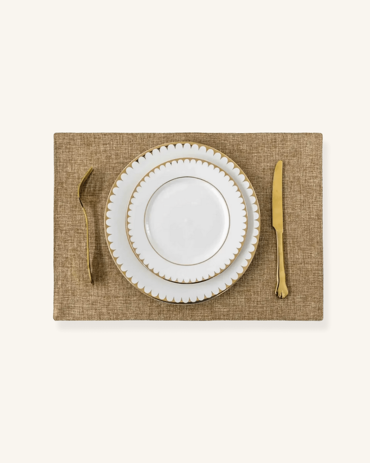 Set de table en tissu Champagne - Matabledeco