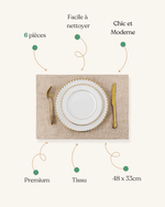 Set de table en tissu - Vignette | Matabledeco