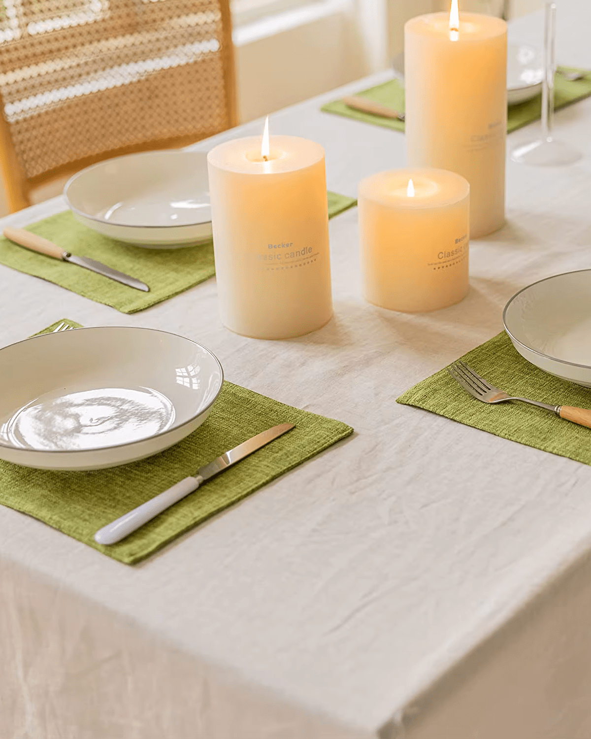 Set de table en tissu Lin - Matabledeco