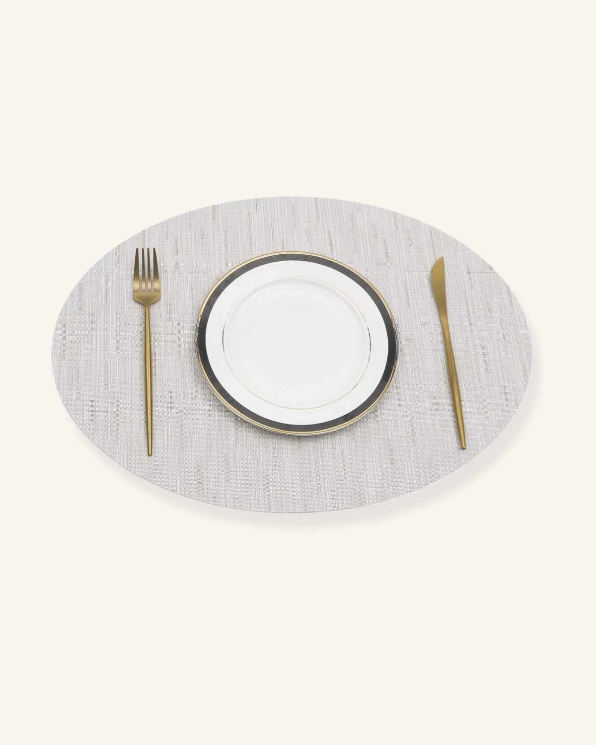 Set de table enduit Beige - Matabledeco