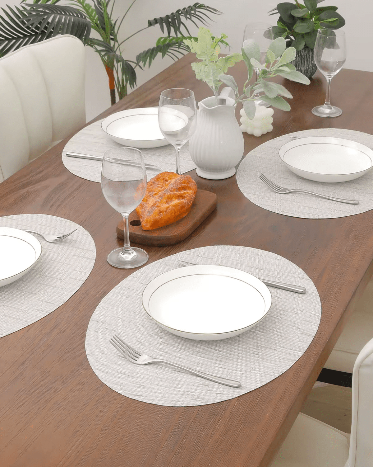 Set de table enduit Beige - Matabledeco