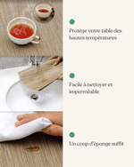 Set de table enduit - Vignette | Matabledeco