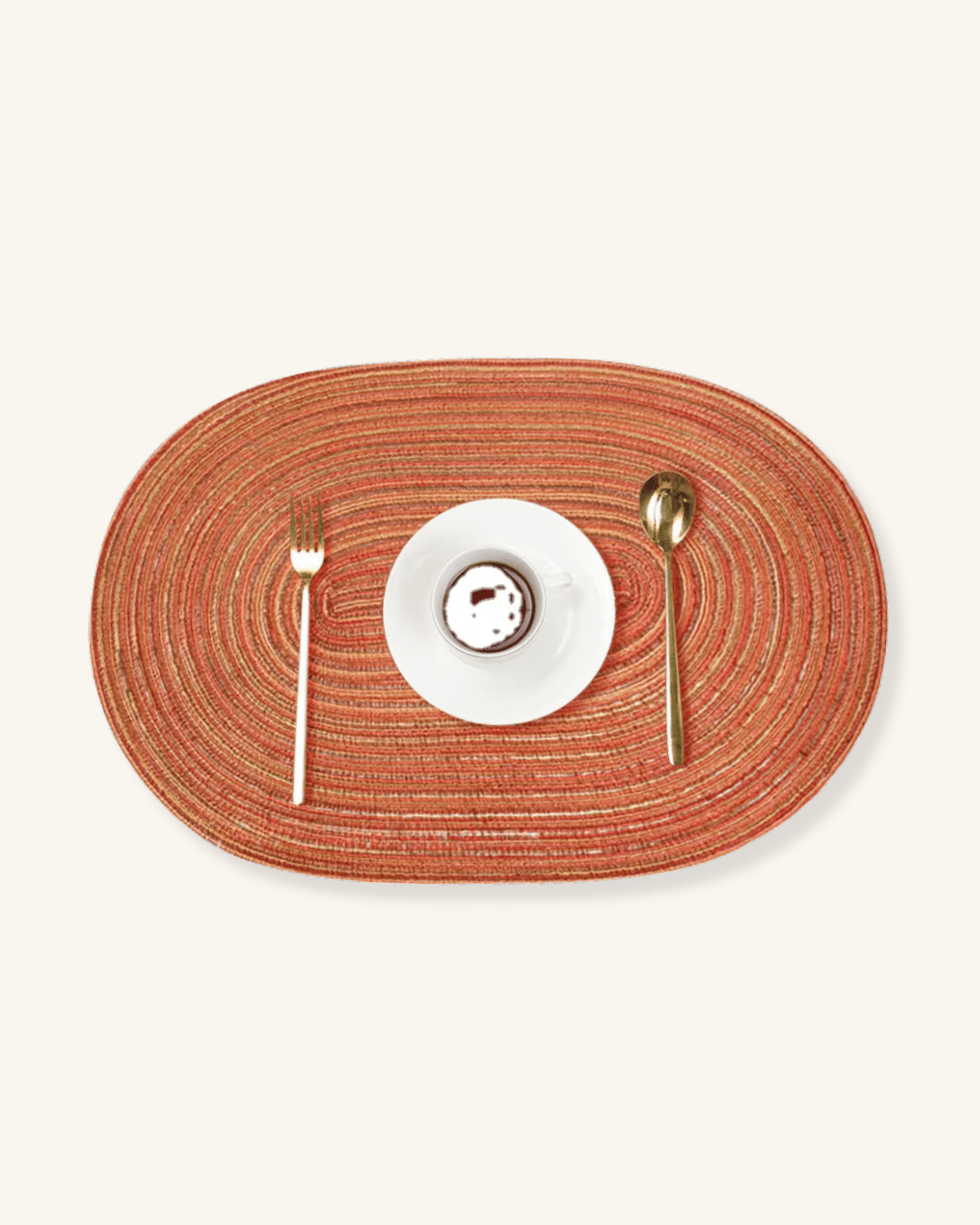 Set de table epais Orange - Matabledeco