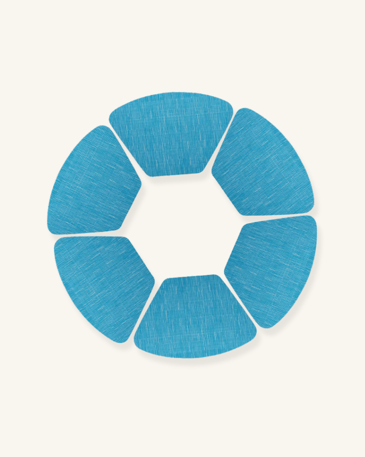 Set de table industriel Bleu - Matabledeco