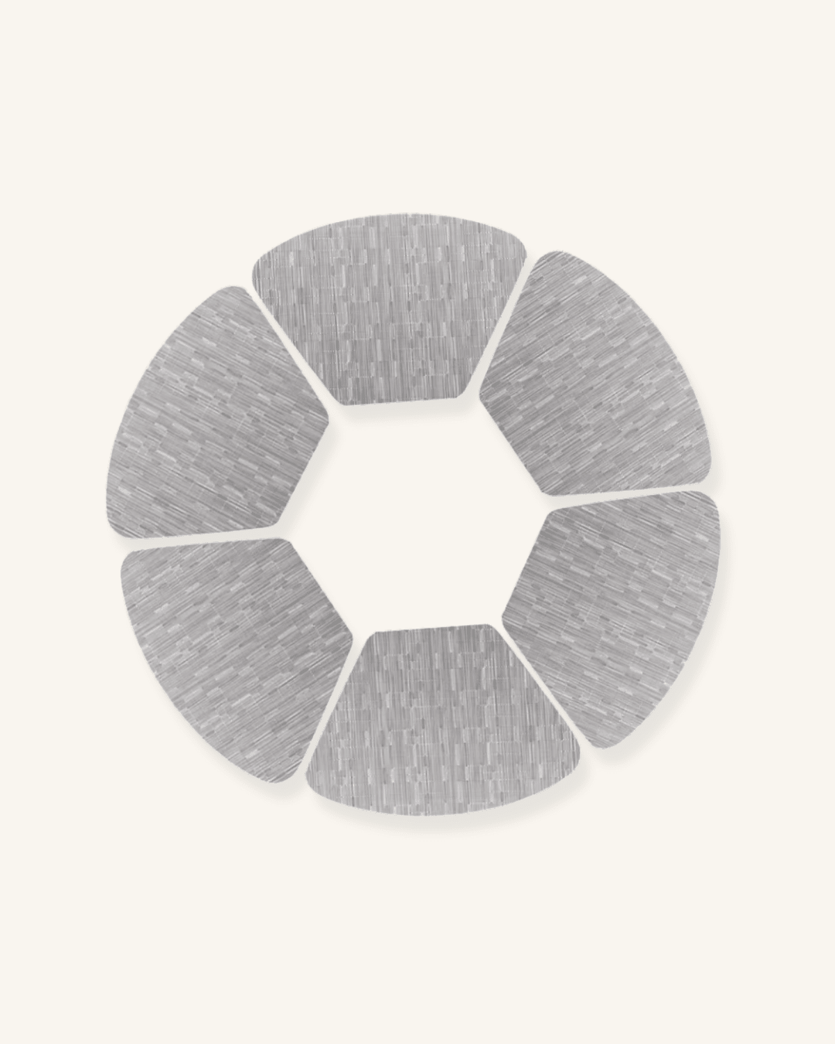 Set de table industriel Gris clair - Matabledeco