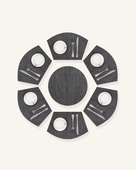 Set de table industriel Gris profond - Matabledeco