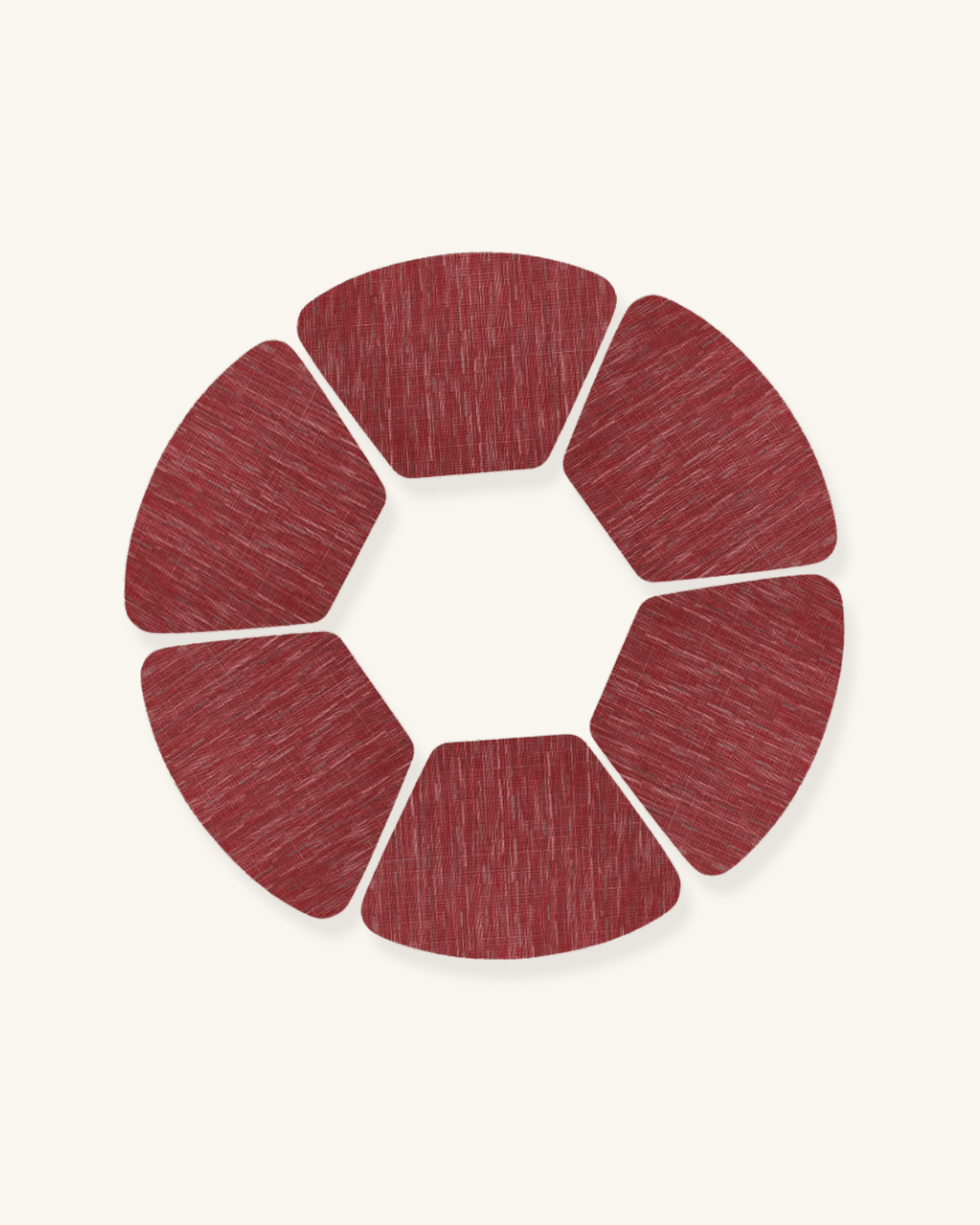 Set de table industriel Rouge - Matabledeco