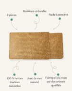 Set de table jonc de mer - Vignette | Matabledeco