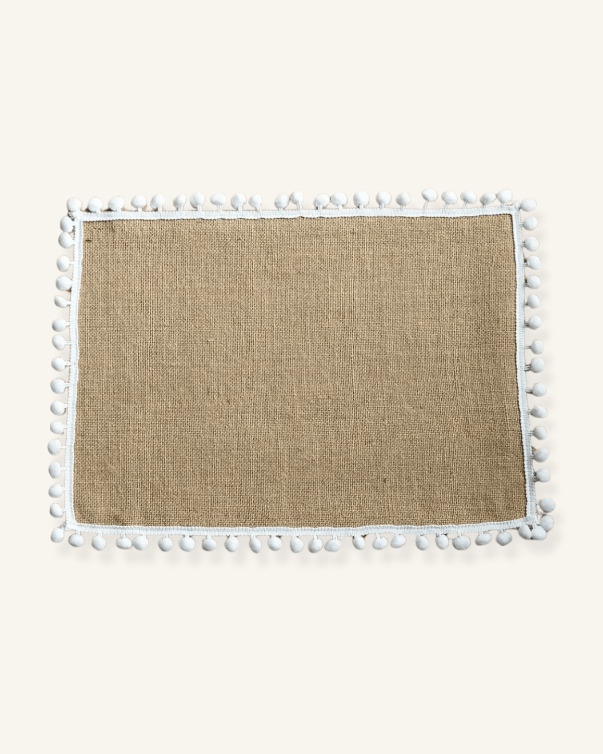 Set de table jute rectangulaire Jute - Matabledeco