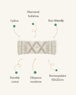 Set de table macramé - Vignette | Matabledeco