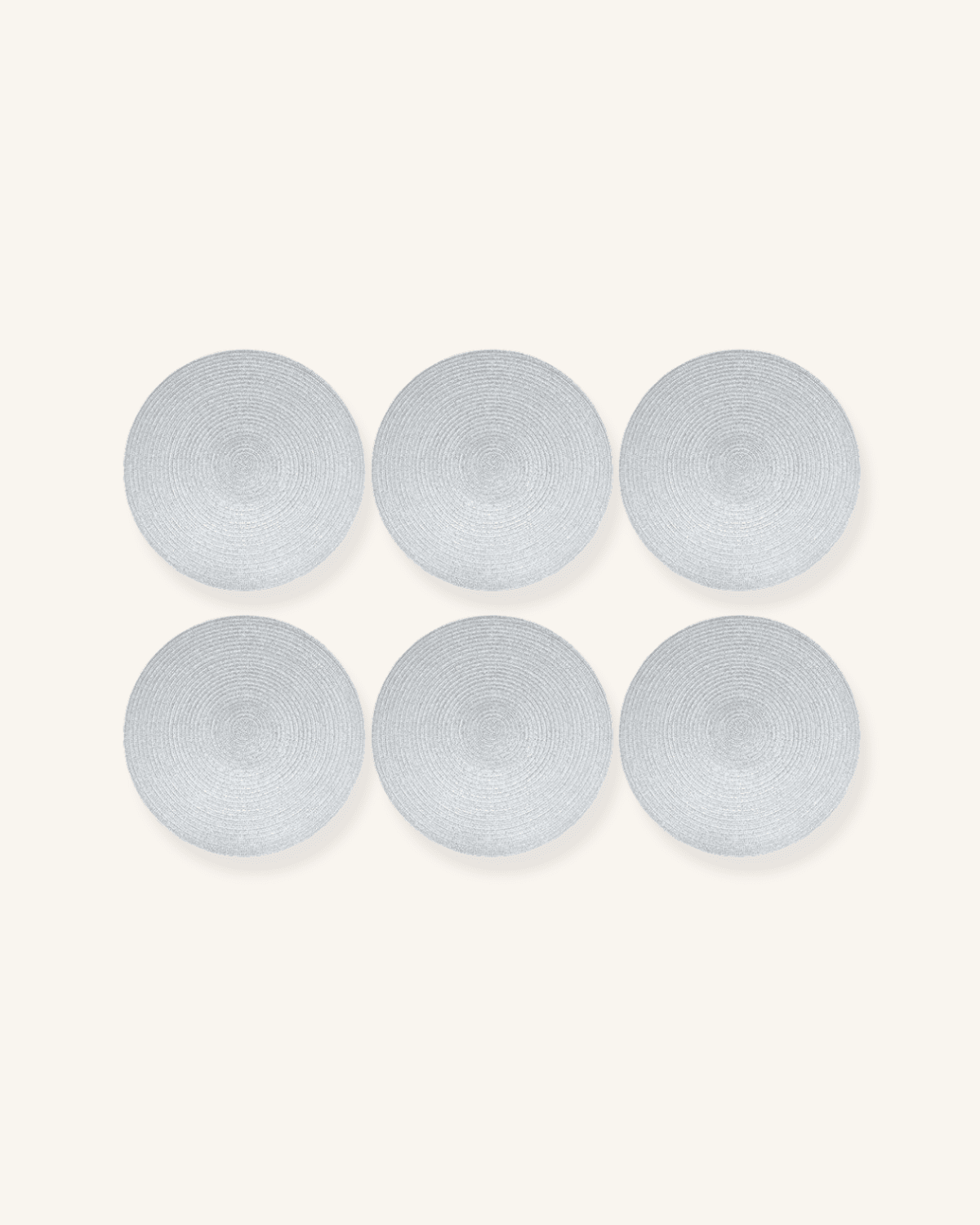 Set de table noir rond Noir - Matabledeco
