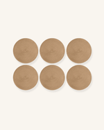 Set de table noir rond - Vignette | Matabledeco