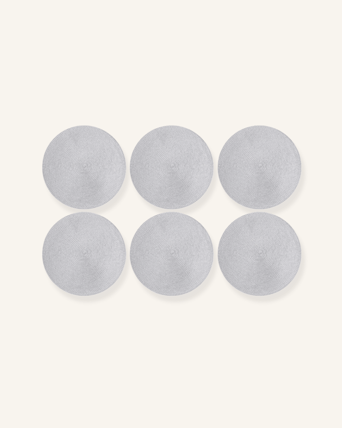 Set de table noir rond Noir - Matabledeco