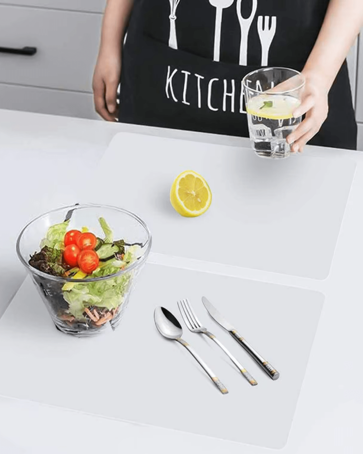 Set de table plastifié Transparent - Matabledeco