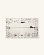 Set de table rectangulaire en papier jetable - Vignette | Matabledeco