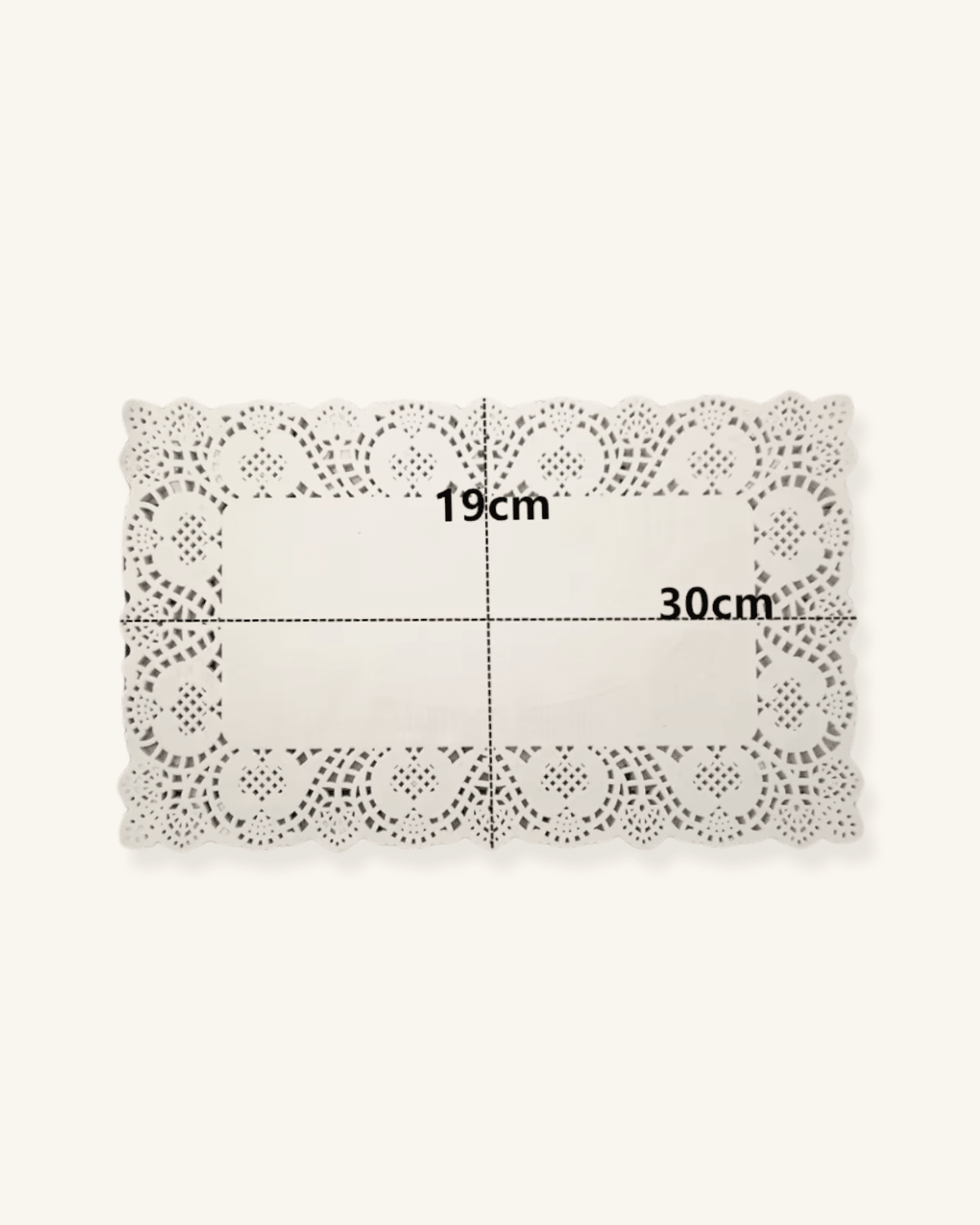 Set de table rectangulaire en papier jetable Blanc - Matabledeco