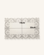 Set de table rectangulaire en papier jetable - Vignette | Matabledeco