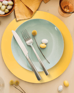 Set de table rond doré - Vignette | Matabledeco